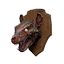 Undead Hyena Head Trophy