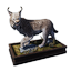 Taxidermied Island Lynx