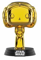 295 Yellow Chrome Princess Leia Star Wars Funko pop