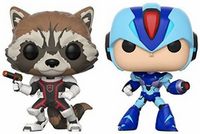 7 Rocket Raccoon Vs Megaman Marvel Vs. Capcom Funko pop