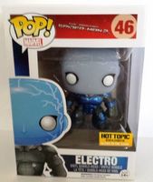 46 Glow in the Dark Metallic Electro Hot Topic Marvel Comics Funko pop