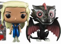 0 Metallic Daenerys & Drogon Exclusive Game of Thrones Funko pop