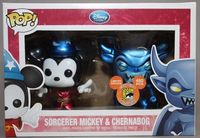 0 Metallic Sorcerer Mickey37 & Chernabog43 SDCC 2012 Combo Pack Funko pop