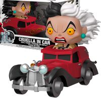 61 Cruella in Car 101 Dalmations Funko pop